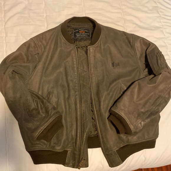 All leather jacket